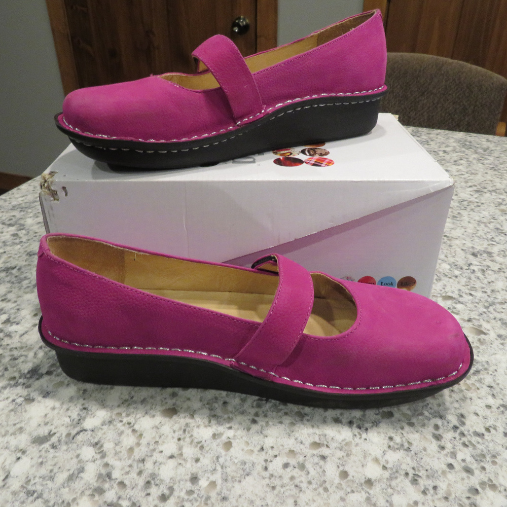 Alegria Pink Shoes, Size 41 in Women